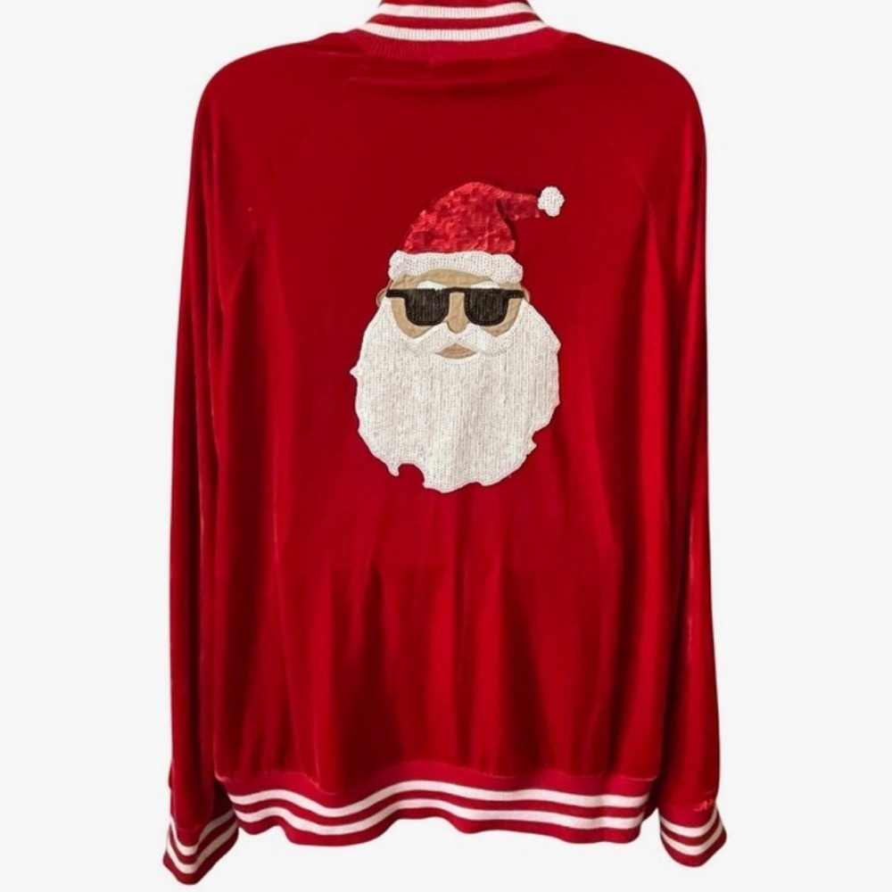 33 Degrees Red Velour
Sequined Santa Claus Ugly
Christmas Track Jacket